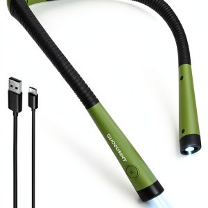 Glocusent LED Neck Reading Light Adjustable Hands Free-0