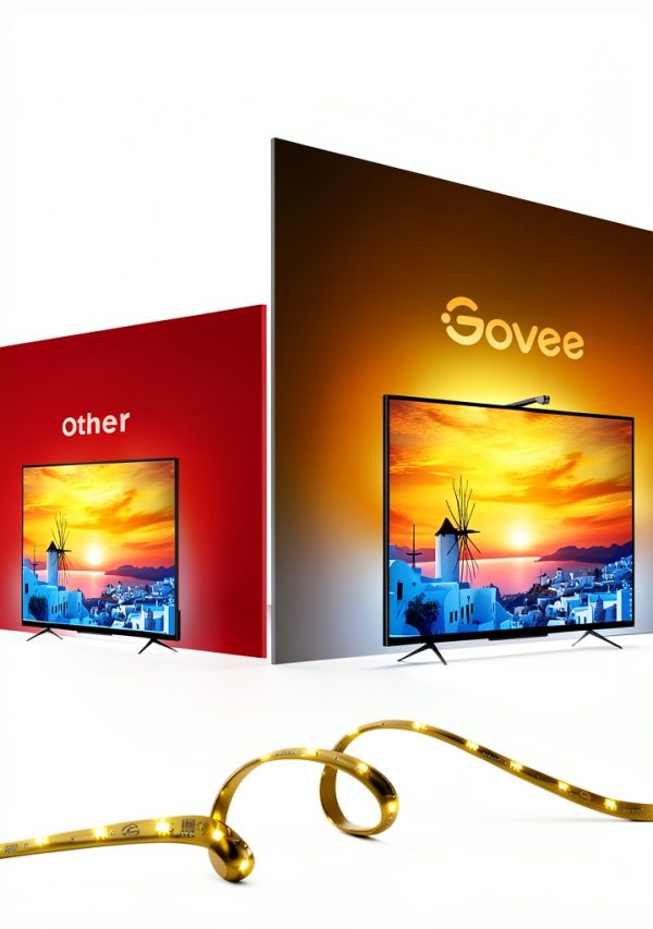 Govee TV Backlight LED Strip Lights App Voice Control-2