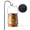 DIBIEECN Solar Lantern Garden Decor Hummingbird Butterfly-3
