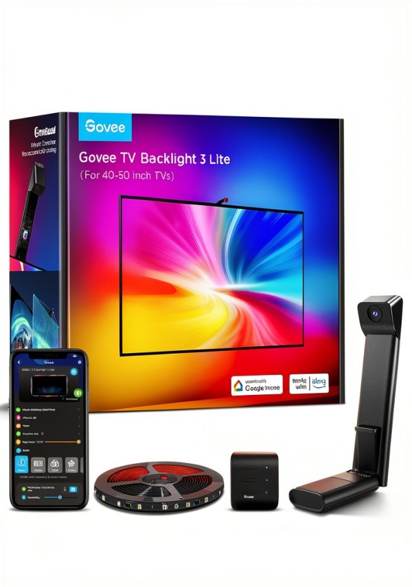 Govee TV Backlight LED Strip Lights App Voice Control-0