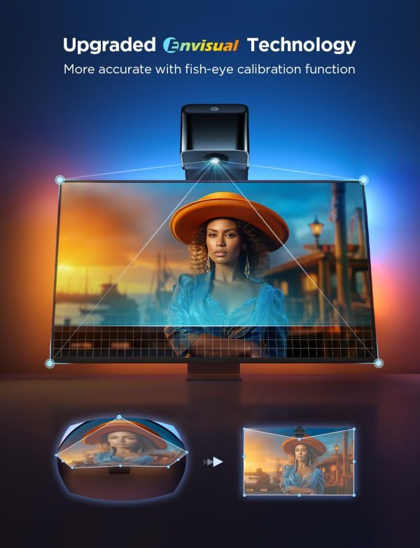 Govee TV LED Strip Lights App Voice Control Multicolor-1