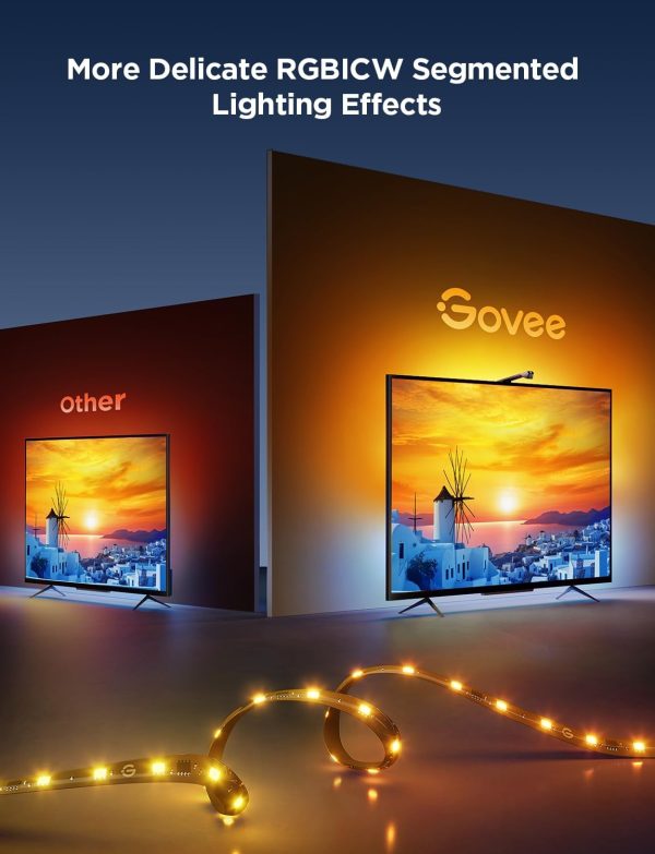 Govee TV LED Strip Lights App Voice Control Multicolor-2