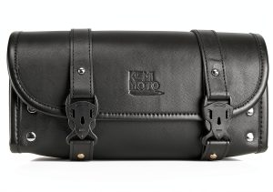 Motorcycle Fork Bag KEMIMOTO Leather Front Mount-0