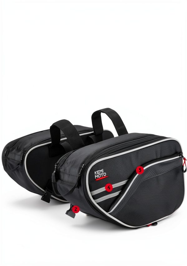Motorcycle Saddlebag KEMIMOTO Waterproof 30L-3