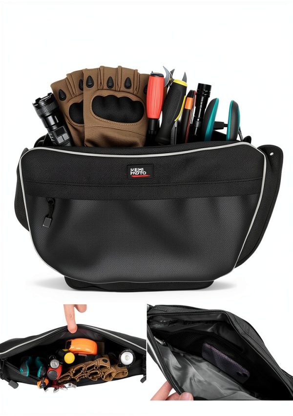 KEMIMOTO 3.5L Black Door Storage Bag for UTV-4