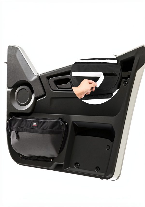 KEMIMOTO 3.5L Black Door Storage Bag for UTV-6