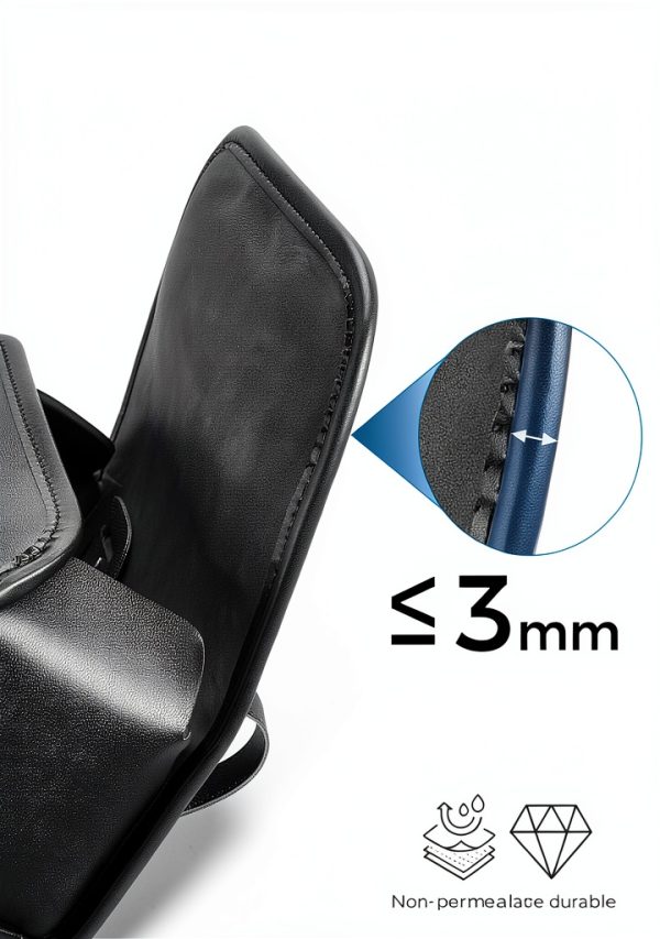 Motorcycle Fork Bag KEMIMOTO Leather Front Mount-4