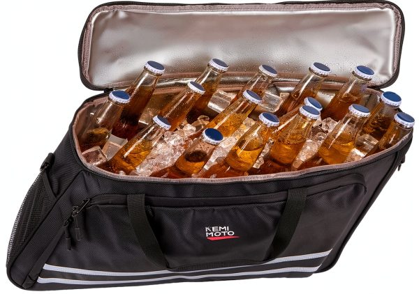 Motorcycle Cooler Bag KEMIMOTO 22L Black Oxford-0