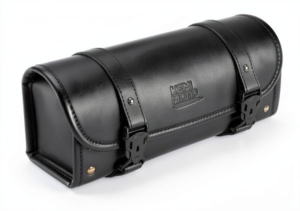 Motorcycle Fork Bag KEMIMOTO Leather Front Mount-6