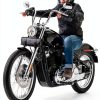 Motorcycle Fork Bag KEMIMOTO Leather Front Mount-3