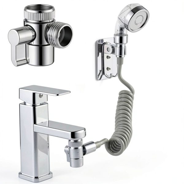 Shower Diverter Valve homfanseec Zinc Alloy 3 Way-4