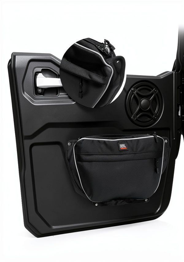 KEMIMOTO 3.5L Black Door Storage Bag for UTV-2