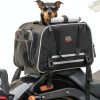 KEMIMOTO Motorcycle Pet Carrier Dual‑Use Dog Bag Expandable Mesh 201BK-0