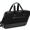 Motorcycle Saddlebag Insert HODRANT Black Leather/Nylon Orange Lining-0