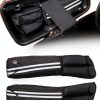 KEMIMOTO Motorcycle Saddlebag Lid Organizer Black Nylon Portable-0