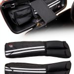 KEMIMOTO Motorcycle Saddlebag Lid Organizer Black Nylon Portable-0