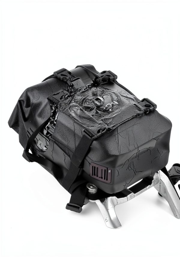 RIDEIRON Motorcycle Tail Bag 5L Waterproof Front Bumper MB8006 Black-4