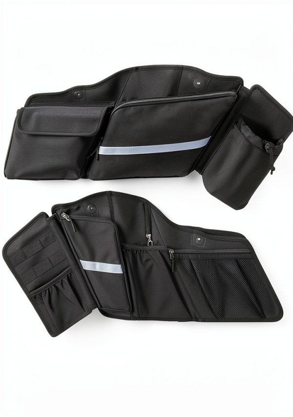 HODRANT Motorcycle Saddlebag Organizer Side Storage Bag Hd04901-0
