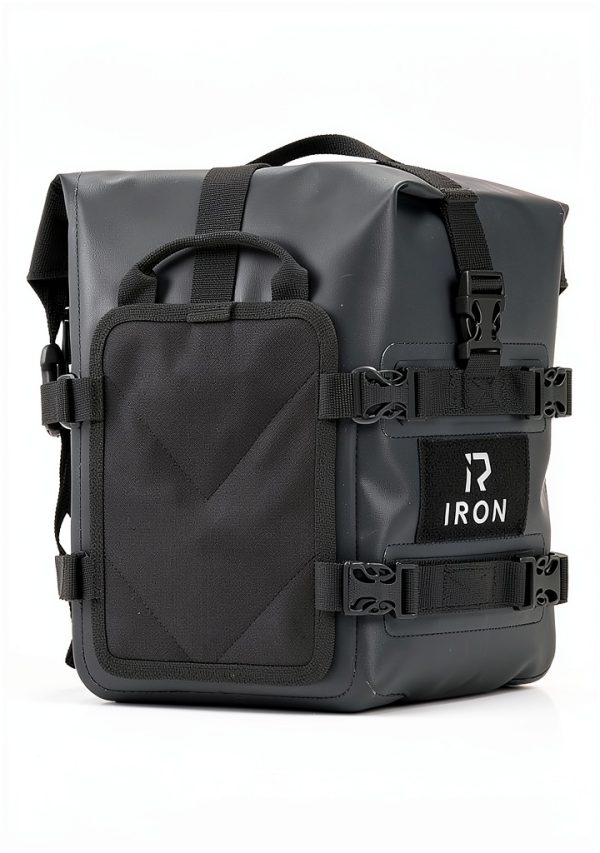 RIDEIRON Motorcycle Tail Bag 5L Waterproof Front Bumper MB8006 Black-6