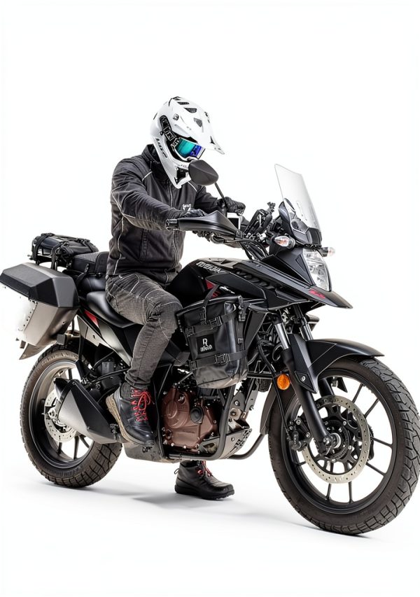 RIDEIRON Motorcycle Tail Bag 5L Waterproof Front Bumper MB8006 Black-5