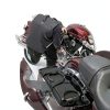 Motorcycle Saddlebag Insert HODRANT Black Leather/Nylon Orange Lining-1
