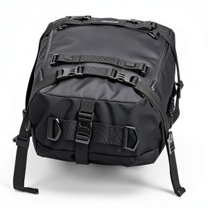 Motorcycle Saddle Bag Rhinowalk 20L Black Waterproof Modular Pannier-0