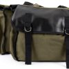 DesirePath Canvas Leather Motorcycle Saddlebag Large-3