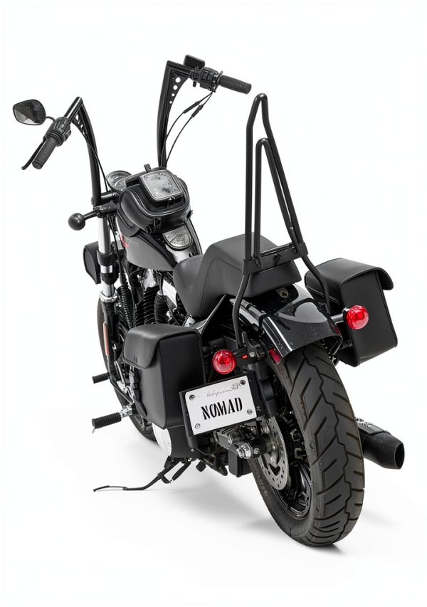 Motorcycle Saddlebags Nomad Leather 15L Waterproof Universal Fit-2