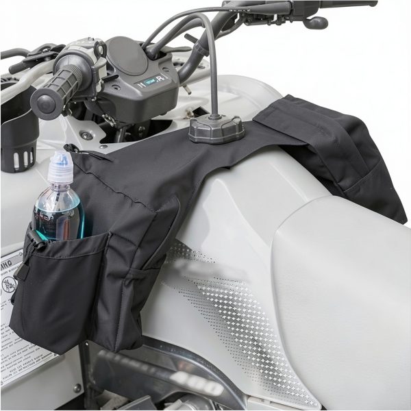 ATV Tank Top Bag BELOMI Waterproof Saddle Bag Black Universal Fit-0